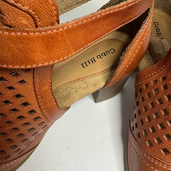 Cobb Hill Womens Hattie High Cuff Brown Sandals 8 - Picture 5 of 9